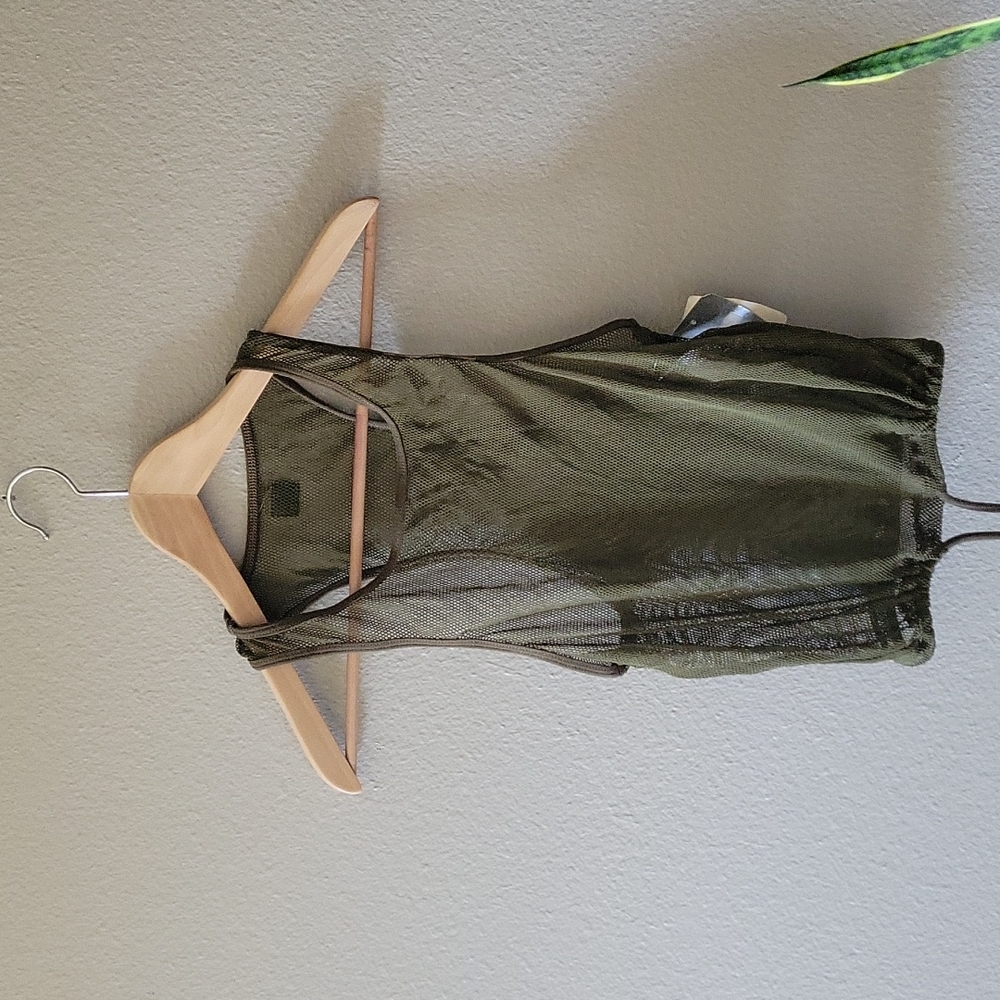 Jag Utility Mesh Cropped Tank Size 10
